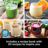 Ninja BN301 Nutri-Blender Plus Compact Personal Blender, 900-Peak-Watt Motor, Frozen Drinks, Smoothies, Sauces & More, (3) 20 oz. To-Go Cups, (2) Spout-Lids (1) Storage-Lid, Dishwasher Safe, Silver Ninja