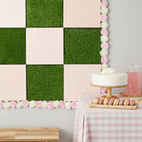 Juvale 4-Pack Non-Slip Artificial Grass Tiles for Indoor & Outdoor Use | 12x12-0.25 in Thick Mats | Easy to Clean & Durable, Soft Like Natural Lawn | Safe for Kids & Pets | Patio, Floor & Wall Decor Juvale