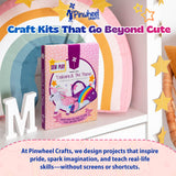 Pinwheel Crafts Beginner Sewing Kit for Kids Ages 5 6 7 8-12+ - Make Your Own Unicorn Purse Kids Sewing Kit - Play & Learn to Sew Craft Box, Girls & Boys Birthday Gifts Pinwheel Crafts