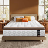 BedStory Full Size Mattress - 14 Inch Medium Firm Hybrid Mattress with 2.0mm Advanced Pocket Springs - Orthopedic Spine Alignment and Motion Isolation, CertiPUR-US Certified BedStory