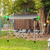 Ejoyous Pergola Bracket Kit, 3 Way 15 Degree Pergola Mounting Bracket Kit for 4x4in Lumber Wood Posts, Metal Gazebo Post Base Support Bracket for Pergolas Gardens Patio Ejoyous