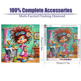 gganmtere Funny Housework Diamond Art for Adults,Dimond Art Paintings Kit for Beginners,5D Full Drill Diamand Paintings Kits,Gem Art Crafts for Adults Wall Decor 14x14inch gganmtere