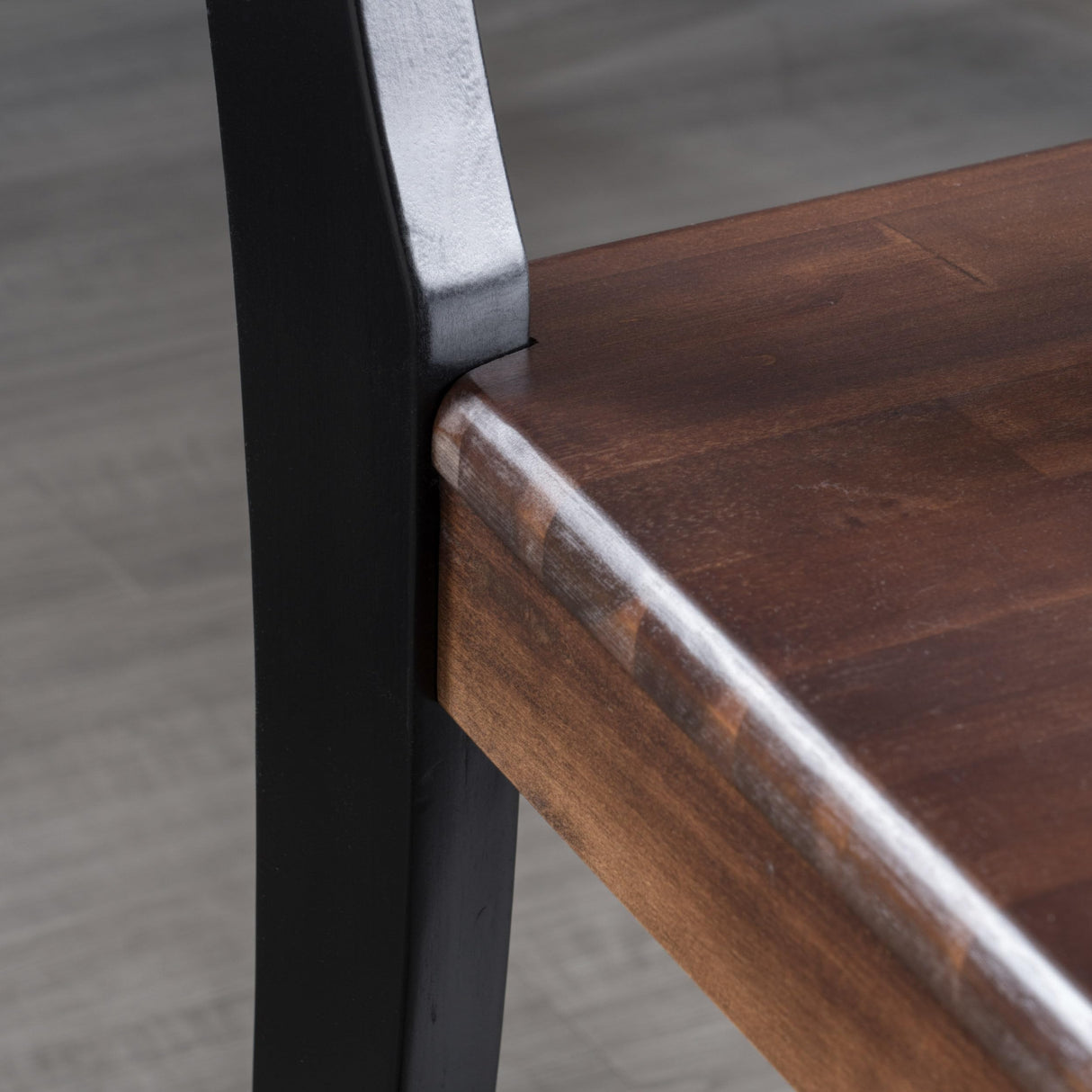 Christopher Knight Home Roshan Farmhouse Acacia Wood Dining Chairs, Black / Walnut Christopher Knight Home