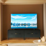 WISUNO Metal Accent Storage Cabinet for Bed Room,Living Room,Home,Hotel,Office,Garage,2-Tier, Removable Shelf (2 Door Accent Cabinet, Black) WISUNO