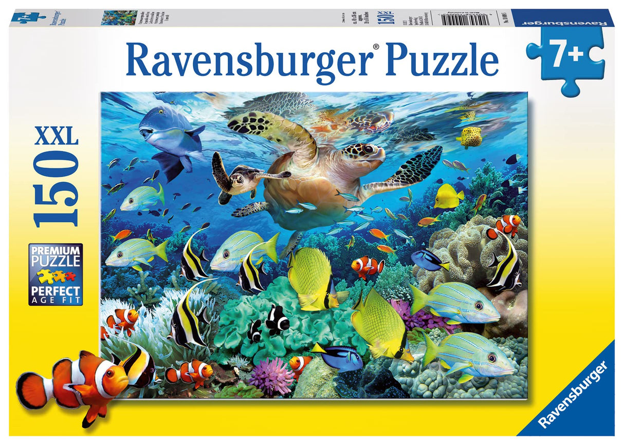 Ravensburger Underwater Paradise Jigsaw Puzzle - 150 Unique Pieces | Engaging and Educational Toy and Anti-Glare Surface | Ideal Gift for Kids | FSC Certified and Climate Pledge Friendly Ravensburger