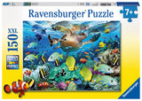 Ravensburger Underwater Paradise Jigsaw Puzzle - 150 Unique Pieces | Engaging and Educational Toy and Anti-Glare Surface | Ideal Gift for Kids | FSC Certified and Climate Pledge Friendly Ravensburger