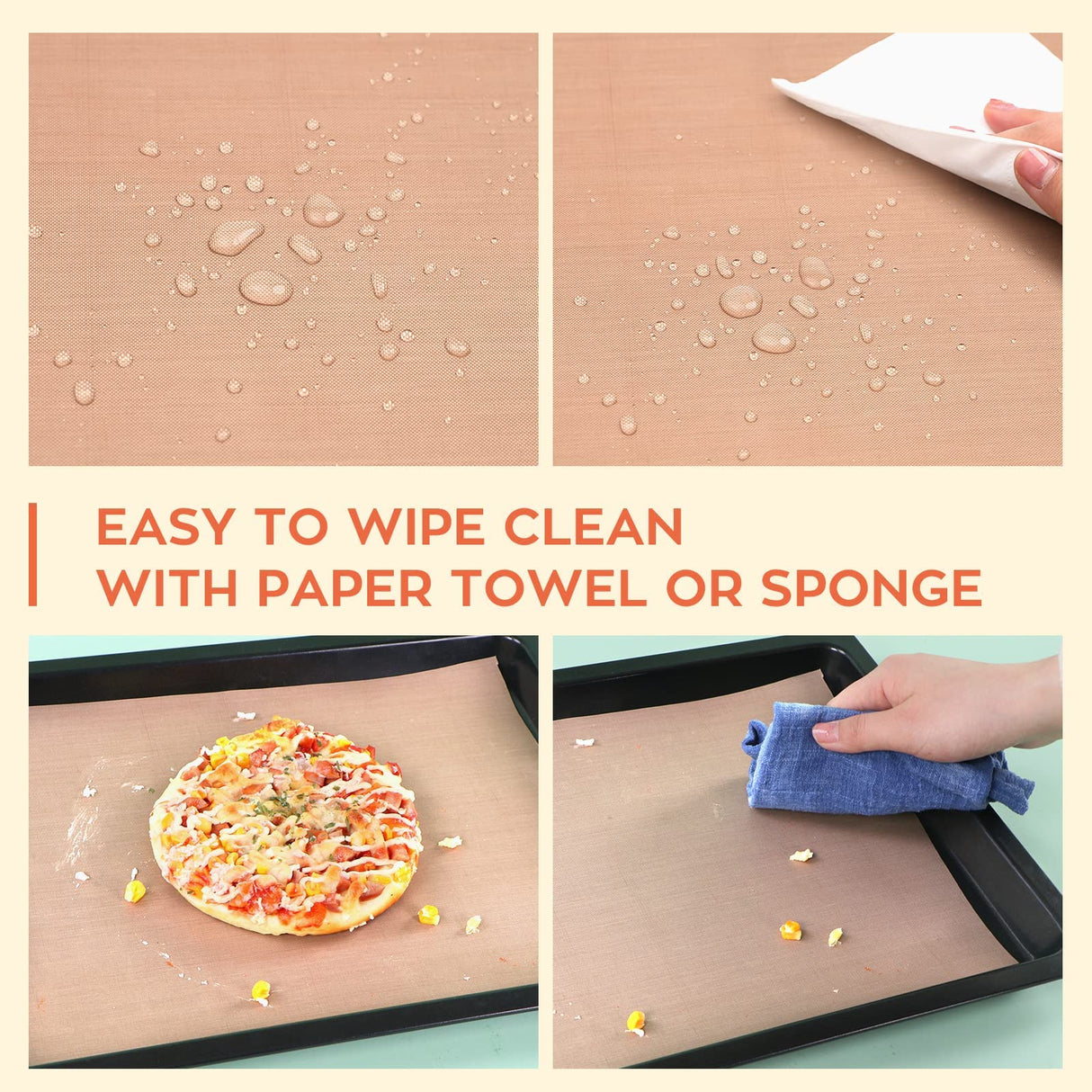 HTVRONT Auto Heat Press Machine for T Shirts - Heat Press 15x15 & Teflon Sheets for Heat Press - 3 Pack Non Stick PTFE Teflon Sheet Reusable 12 x 16" HTVRONT