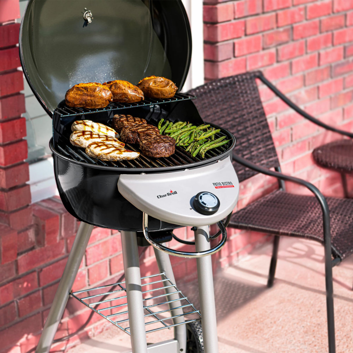 Char-Broil® Patio Bistro® TRU-Infrared Electric Grill, Black - 20602107 Char-Broil