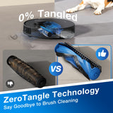 ECOVACS DEEBOT N20 Plus Robot Vacuum and Mop,with Bagless Self Emptying Station,8000Pa Powerful Suction,Anti-Tangle Technology,45-Day Capacity,300 Minutes Runtime,Perfect for Pet Hair ECOVACS