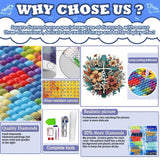 Square Drill Diamond Painting Cross Flower - 5D Full Square Diamond Art Kits for Adults with Tools, Stunning No-Gap Design, Easy to Apply and Frame, Home Wall Decor, Gift Idea(14x14 Inch) WEMEON