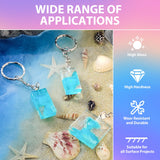 16OZ Epoxy Resin Kit, Crystal Clear Epoxy Resin, No Yellowing No Bubble Self Leveling Coating Casting Resin for Table Tops, Art Crafts, Jewelry, Molds, DIY Projects 1:1 Ratio(8OZ x 2) Pnente