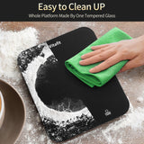 Vitafit 33lb/15kg Digital Food Scale in High Precision 0.1oz/1g, Our Own Kitchen Scale Professional Factory Since 2001, Kitchen Essentials for Cooking & Baking, LED, 3*AAA Battery, Spray Silver Black Vitafit