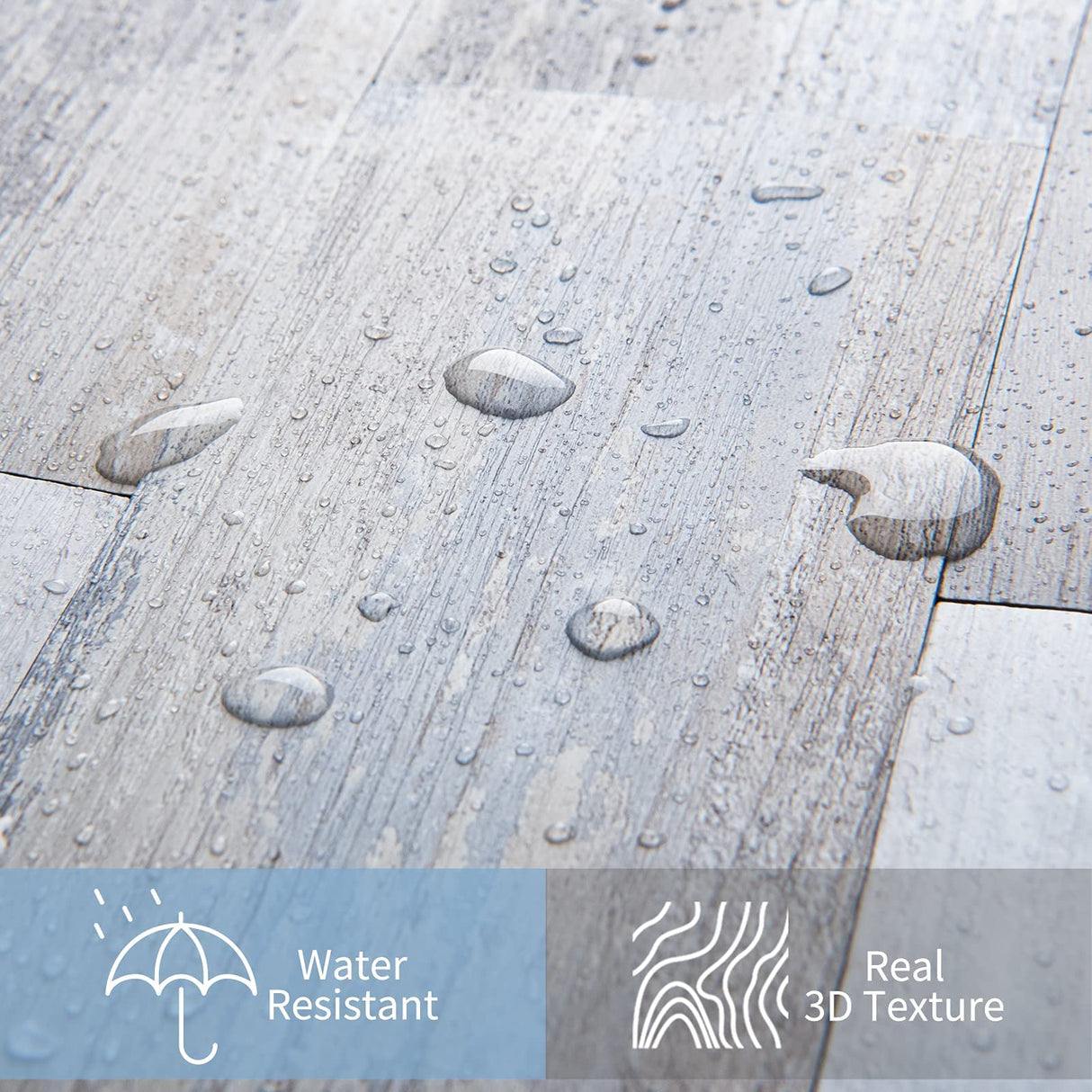 Art3d 102-Piece Peel and Stick Tile Backsplash for Kitchen Bathroom, 3in. x 6in. Stick on Subway Tile Distressed Wood Plank Art3d