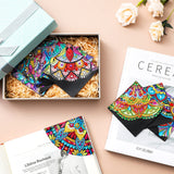 Ireer 12 Pcs 5D Diamond Painting Corner Bookmark Rhinestone PU Leather Diamond Painting Bookmark Triangle Diamond Art Bookmarks for Home Office Beginner Adults Birthday Gift(Trendy Style) Ireer