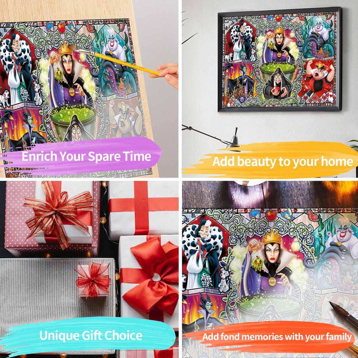 JYLMOOD Paint by Number for Adult Kits, DIY Cartoon Acrylic Oil Painting Kits for Adults Kids Beginners for Home Wall Decor Gifts 16x20 Inch (No Frame) JYLMOOD