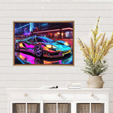 MEIYUDA Diamond Painting Kits for Adults, 5D Car Diamond Art Kits for Men, DIY Sports Car Diamond Art Painting Kit Gem Art Crystal for Home Wall Decor and Holiday Presents 16x12Inch MEIYUDA