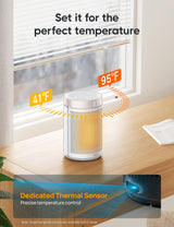 Dreo Space Heater, Portable Electric Heaters for Indoor Use with Thermostat and Remote, 2024 Upgraded, Digital Display, 12H Timer, 5 Mode, 1500W PTC Ceramic Fast Safety Heat for Office Bedroom Home Dreo