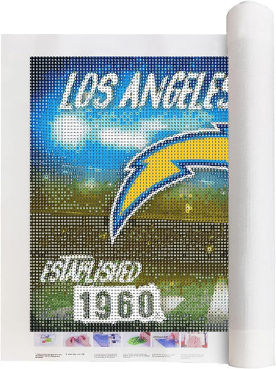 SaxSauly DIY 5D Diamond Painting Football by Number Kits for Adults, Diamond Art Painting Kits Round Full Drill Diamond Art Kits Sports Picture Arts Craft for Home Wall Art Decor 11.8x15.9 inch-11