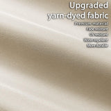 PURPLE LEAF 10' x 13' Outdoor Retractable Pergola with Sun Shade Canopy Patio Metal Shelter for Garden Porch Pavilion Natural Wood Grain Frame Modern Yard Grill Pergola with 24 LED String Lights Khaki PURPLE LEAF