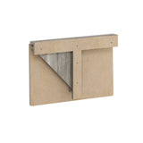 Furinno Hermite Wall Mounting Folding Table, French Oak Furinno