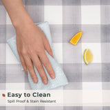 FRESHMINT Modern Farmhouse Plaid 2 Piece Set Kitchen Mats for Floor Anti Fatigue Waterproof & Non-Skid Kitchen Rugs Cushioned Kitchen Mat for Standing Washable Comfort Desk Kitchen Runners FRESHMINT