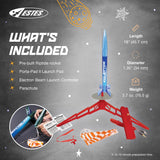 Estes 1403 Riptide Rocket Launch Set, Prebuilt Beginner Flying-Rocket-Model Set for Ages 10+, Includes Launch Pad System Estes
