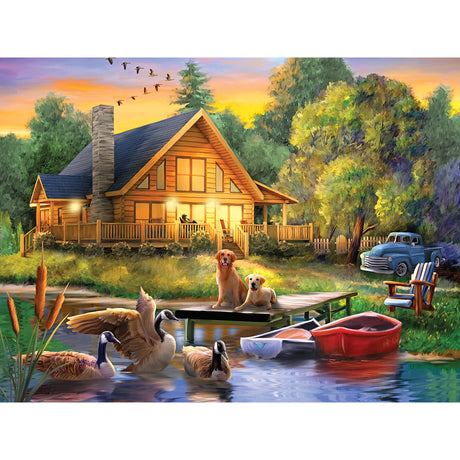 RoseArt - Puzzle Collector - Guardians of The Lake - 1000 Piece Jigsaw Puzzle for Adults RoseArt