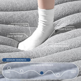 MixDeer Queen Mattress 12inch in a Box,Memory Foam Hybrid Mattress with Pocket Springs and Zoned Support for Back & Lumbar Pressure Relief,Motion Isolation and Edge Support -CertiPUR-US(12 Inch,Queen) MixDeer