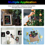 Cityrosy Scratch Art Paper Rainbow Sets 100 Pcs-Black Magic Scratch Off Craft Set for Kids Classroom Supplies Kits for Age 3-12 Kids Party Games Cityrosy