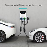 Lectron NEMA Socket Splitter - Power Your EV Charger and High-Powered Appliance from The Same Outlet (NEMA 10-30 to NEMA 10-30 / NEMA 10-30 Splitter) Lectron