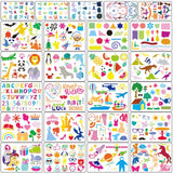 Stencil Drawing Kit for Kids, 25 Pcs Plastic Drawing Stencils with 400+ Shapes, Great Birthday Gift for Boy Girl Acoavo