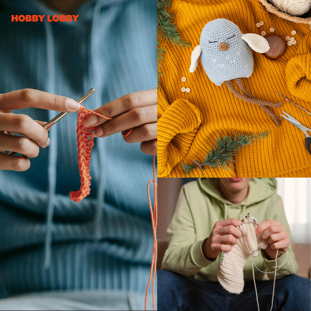 I Love This Cotton Medium Yarn for Crocheting & Knitting – Soft Yarn Skein – 153 Yards of 100% Cotton Yarn for Crocheting Blankets, Hats, & More –Set of 3 Hobby Lobby