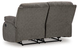 Signature Design by Ashley Scranto Contemporary Manual Reclining Loveseat, Gray Signature Design by Ashley