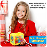 wookidel Magic Water Elf Toy Kit, Aqua Fairy Water Gel Kit with 20PCS Magic Gels and Animal Molds, Gift for Christmas, Easter, Birthday,Creative Art Craft Kits for Girls Boys 6 7 8 9 10 Year Old wookidel