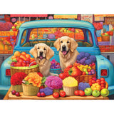 RoseArt - Kodak Premium - Pickup Pups- 350 Piece Jigsaw Puzzle for Adults RoseArt