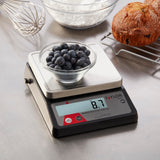 Taylor TE10FT 11-Pound Commercial Digital Portion Control Scale, 11 lb (5 kg) in 0.1 oz (1 g) Food and Cooking Scale, Tare and Hold Function, NSF, Stainless Steel Platform Taylor