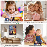 EOBROMD Paint by Numbers Kits for Adults Tree of Life, Landscape DIY Painting Kits for Adults Beginner, Acrylic Paint Oil Paint by Numbers for Home Decor Gift 16x20inch(Without Frame) EOBROMD