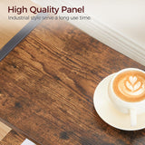 MAHANCRIS Printer Stand, 3-Tier Under Desk Printer Cart with Storage Shelf, Heavy Duty Printer Table with Wheels for Home and Office, Printer Shelf with 2 Hooks, Small Spaces, Rustic Brown PTHR4001Z MAHANCRIS