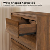 SUCSSRICH Tall Dresser for Bedroom, 52.8" Tall Dresser with 7 Drawers, Wood Dressers & Chests of Drawers, Accent Upright Drawer Organizers for Closet, Hallway SUCSSRICH
