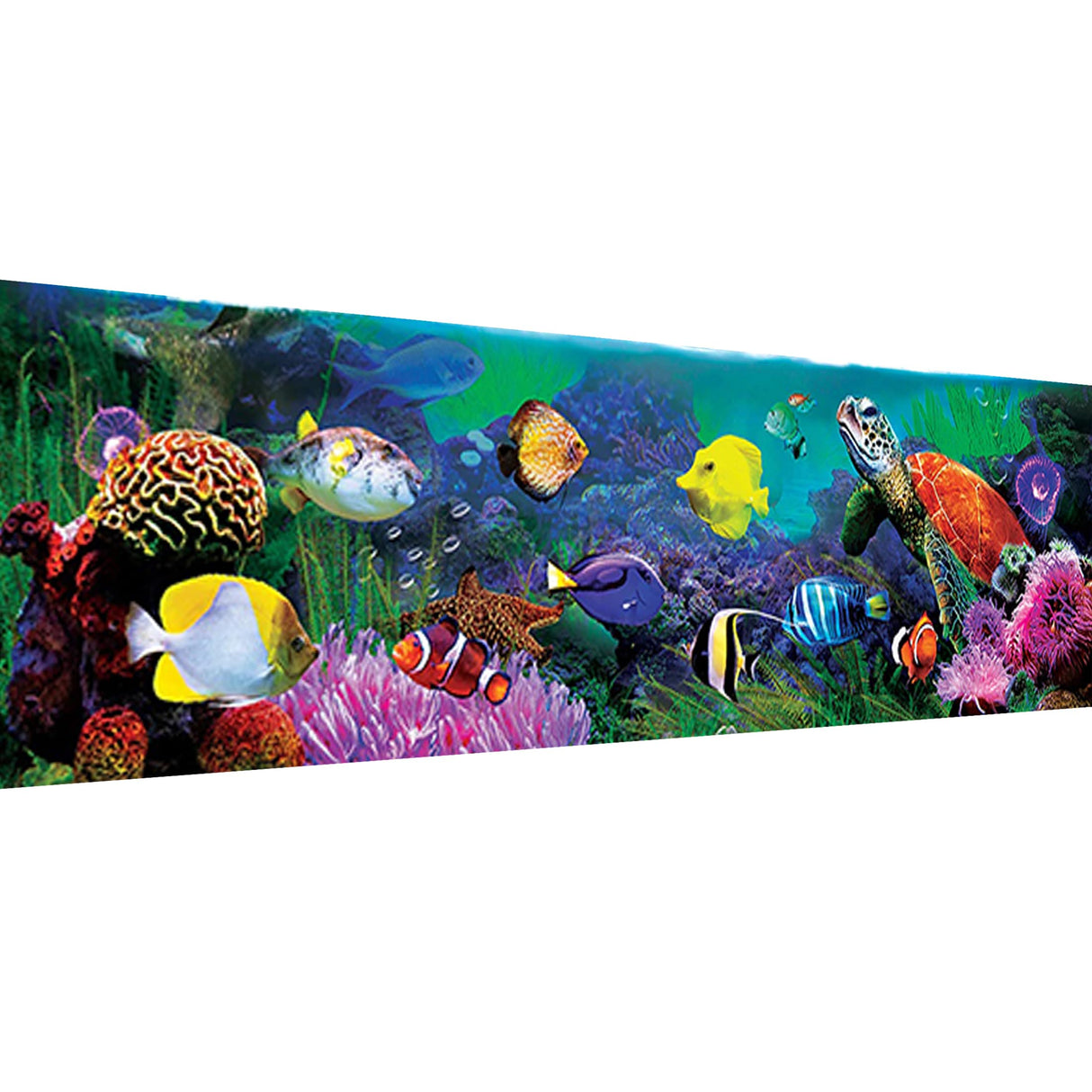 YALKIN 5D Diamond Painting Kits for Adults, Large Sea World Fish Diamond Art Kits Full Drill Diamond Painting Kit for Adult Beginners, DIY Crystal Picture Art for Home Wall Decor 30x90cm/12x35in YALKIN