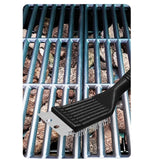 Grill Brush, 2 Pcs 8.3 Inch x 2.8 Inch Stainless Steel with Plastic Handle for Barbecue Net Cleaning (2) YIKANGHENG