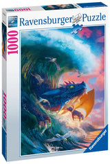 Ravensburger - 1000 Piece Jigsaw Puzzle - Dragon Race - Adults and Children from 14 Years Old - Premium Jigsaw Puzzle - 17391 Ravensburger