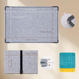 1500 Pieces Jigsaw Puzzle Board, Foldable Puzzle Mat with Non-Slip Surface & 6 Sorting Trays, 36.6" x 25.2"Portable Jigsaw Board with Dustproof Cover Puzzle Pad Jigsaw Saver for Adults