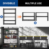 BILT HARD Garage Shelving 3000 LBS 36" W x 18" D x 72" H, Heavy Duty 5-Tier Metal Shelving Units with Adjustable Shelf, Steel Wire Utility Storage Shelves BILT HARD