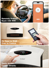 GiveBest Electric Wall Heater with WiFi and Remote Control, Floor or Wall Mounted Heater, Large Room Coverage, 3 Heating Modes, 1500W Fast Heating Space with Thermostat for Indoor Room Use GiveBest