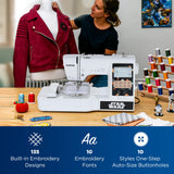 Brother LB5500S Star Wars 2-in-1 Combo Sewing & Embroidery Machine, 16.5 x 7.76 x 12.09 inches, White Brother