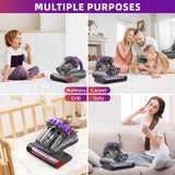 Kimdog Mattress Vacuum Cleaner 16Kpa Bed Vacuum with 253.7nm UV-C Light,140°F Heat & HEPA Filter,500W Powerful Handheld Upholstery Vacuum for Couch,Sofa & Pet Kimdog