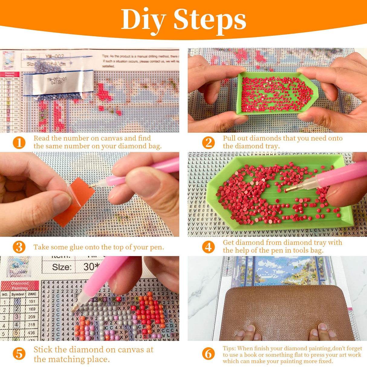 KINPLUB Heart Beach Diamond Painting Kits for Adults, 5D Sunset Diamond Art Kits for Beginners, DIY Full Drill Seaside Paint with Round Diamond Dots, Home Wall Decor 12 x 16 Inch KINPLUB