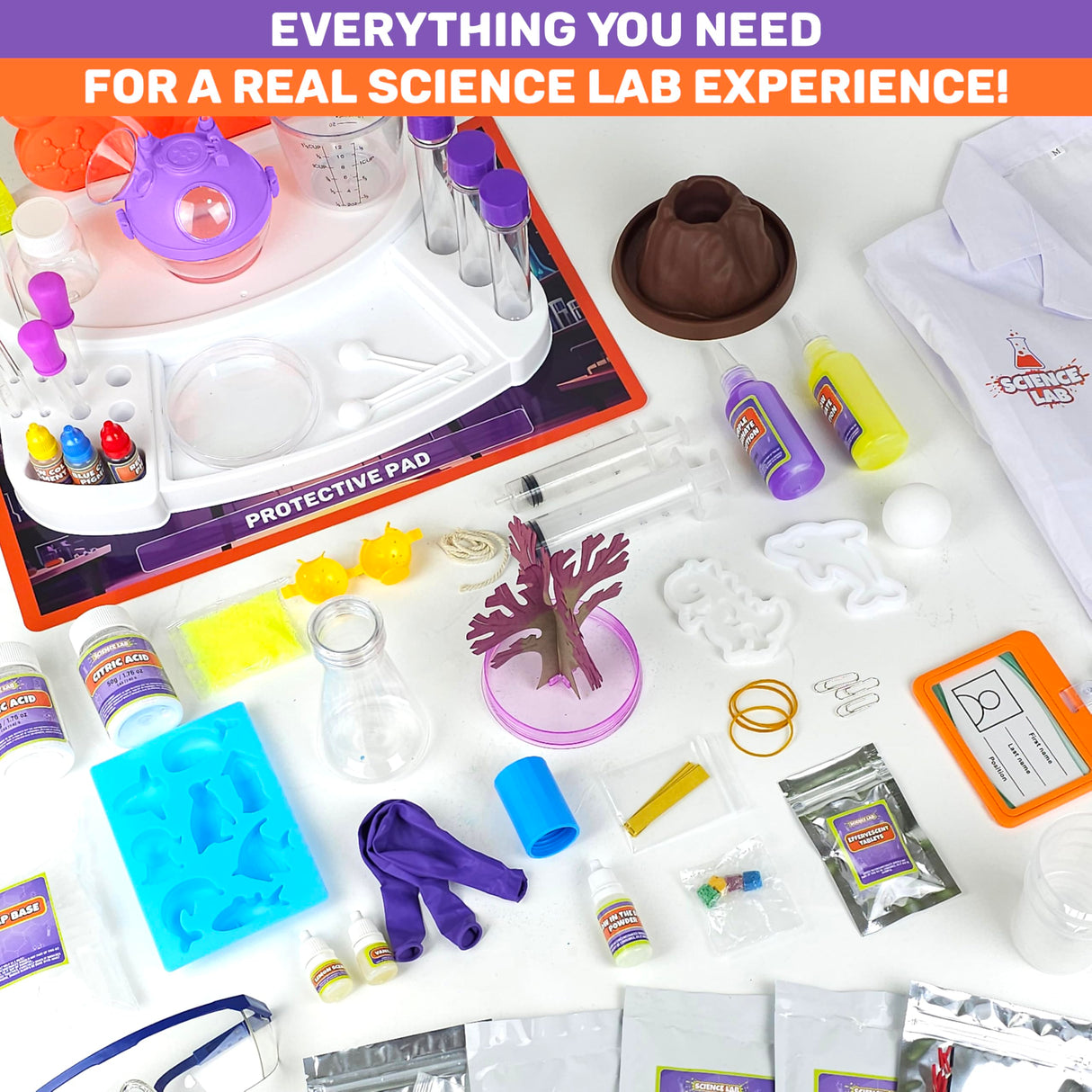 Bloonsy Science Kits for Kids | Ultimate Chemistry Lab Setup with 100 Experiments | Toys Set for Boys and Girls Age 7-8-9-12 BLOONSY