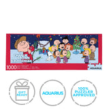 AQUARIUS Peanuts Charlie Brown Christmas Puzzle (Slim 1000 Piece Jigsaw Puzzle) - A Charlie Brown Christmas Puzzle - Officially Licensed - Glare Free - Precision Fit - 12 x 36 Inches AQUARIUS